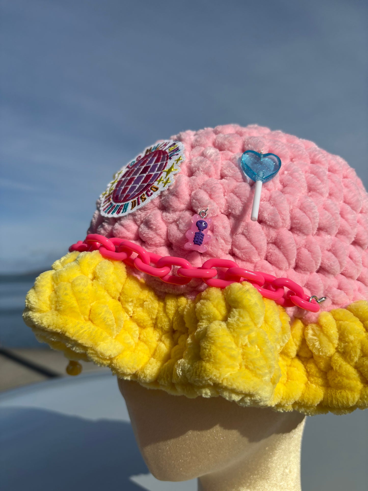 TOO MUCH PANIC - Crochet Bucket Hat