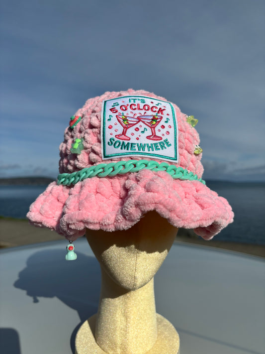 5 O’Clock Somewhere - Crochet Bucket Hat