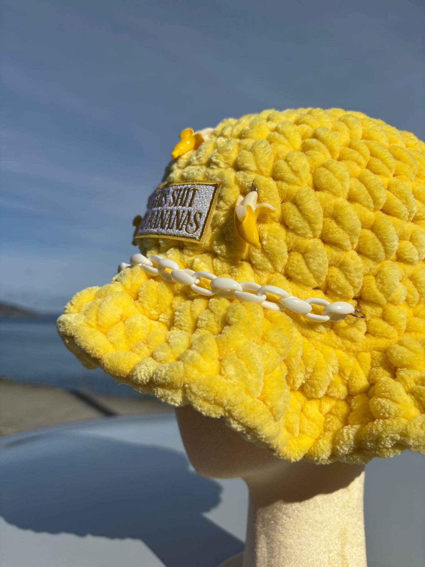 BANANAS - Crochet Bucket Hat