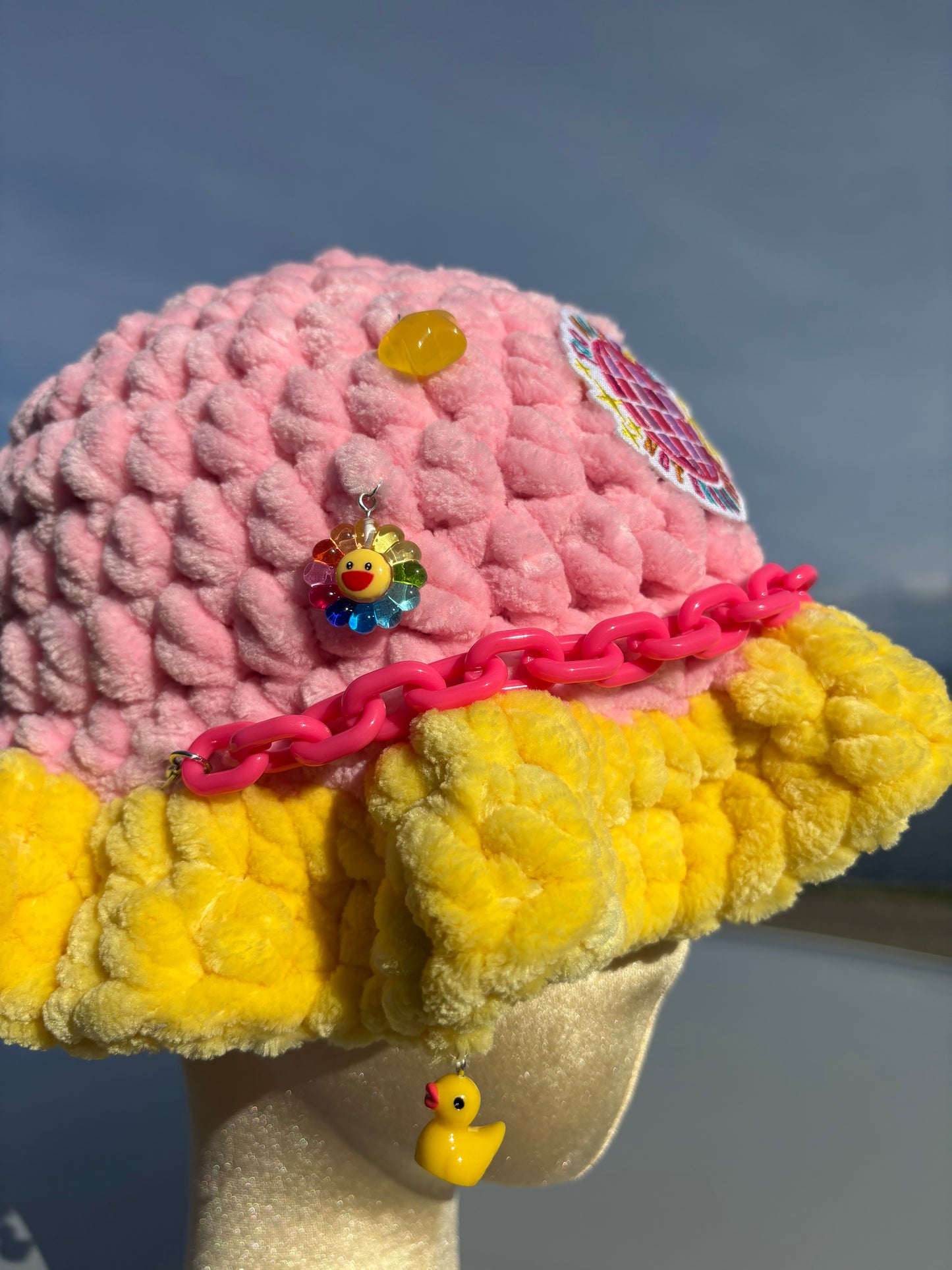 TOO MUCH PANIC - Crochet Bucket Hat