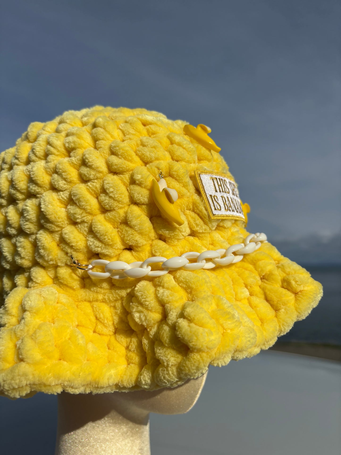 BANANAS - Crochet Bucket Hat