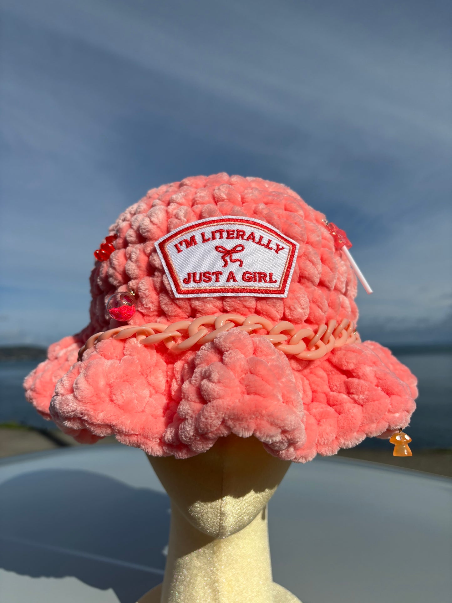 Just A Girl - Crochet Bucket Hat